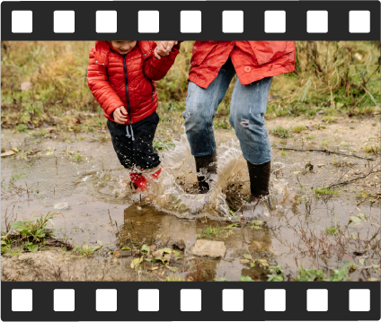 Kinderen spelen buiten